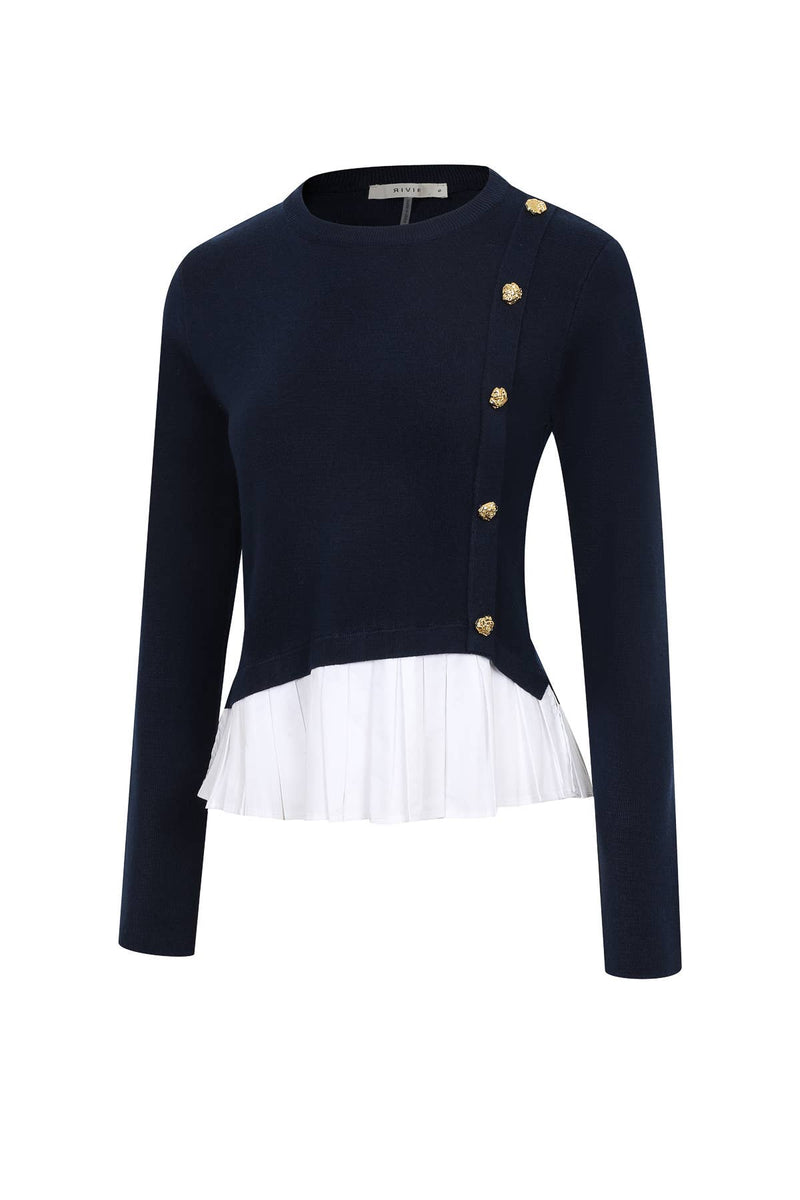 Bellara Mixed Media Top