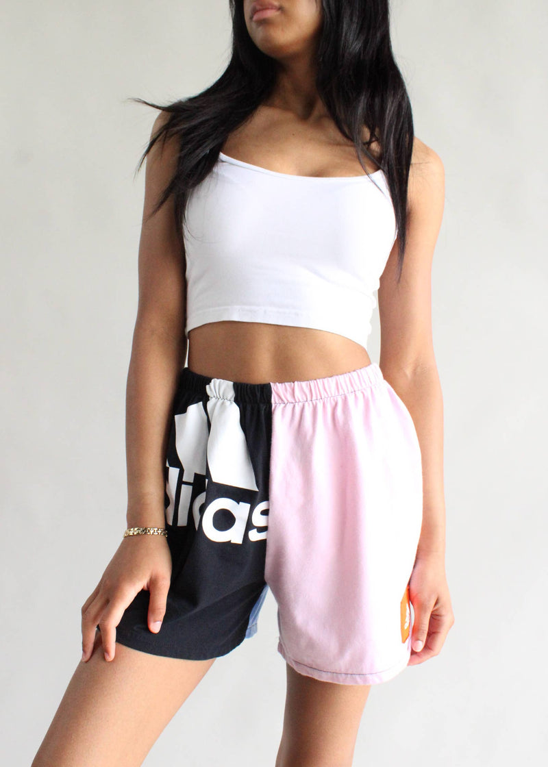 Sport Branded Pieced Short Bundle: Long-Line