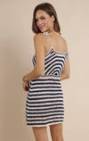 Wild Spirit Stripe Crochet Mini Dress