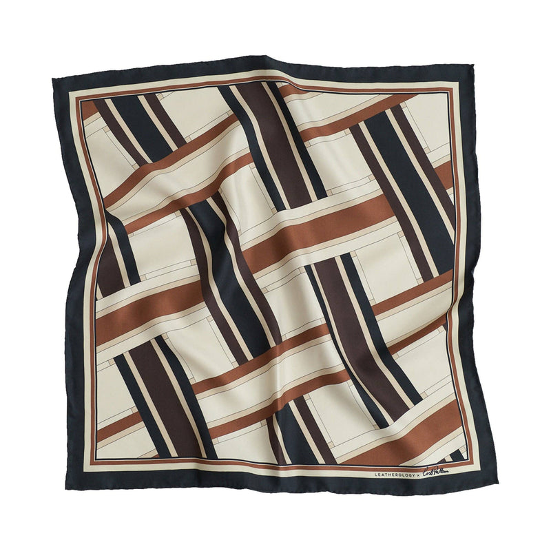 Lost Pattern x Leatherology Silk Square Scarf