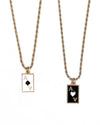 Ace Best Selling Trending Necklace || Choose Style: WHITE ACE OF SPADES