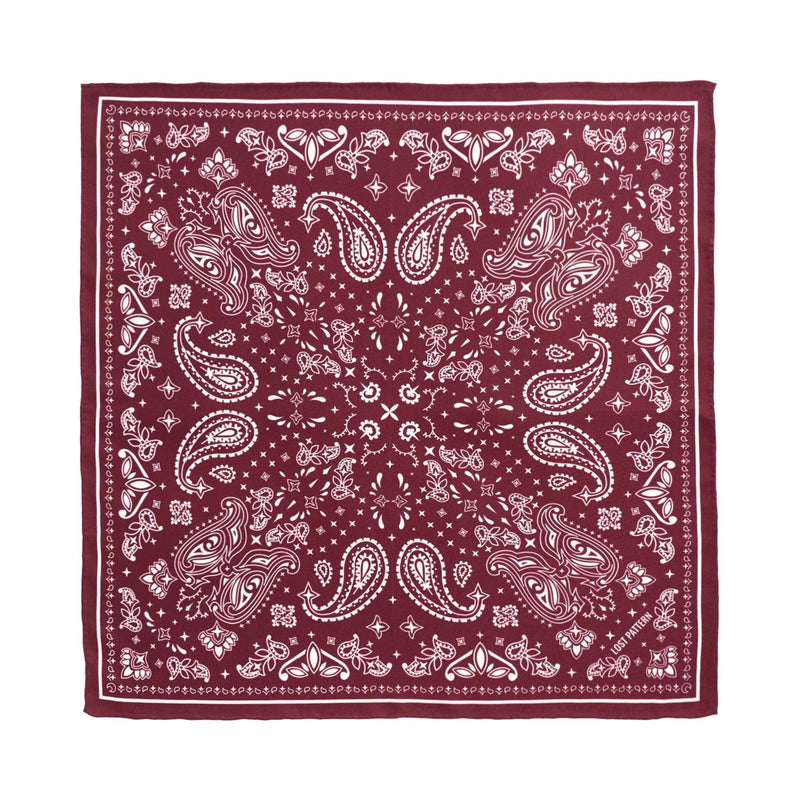 “Paisley" Silk Bandana Scarf