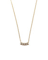 Addy Diamond Crystal Mini Bar Necklace