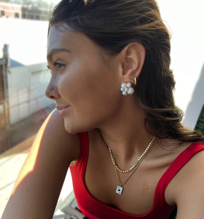 Ace Best Selling Trending Necklace || Choose Style: WHITE ACE OF SPADES