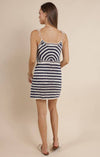 Wild Spirit Stripe Crochet Mini Dress