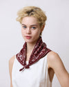 “Paisley" Silk Bandana Scarf