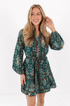 Hazel Long Sleeve Tie Dress