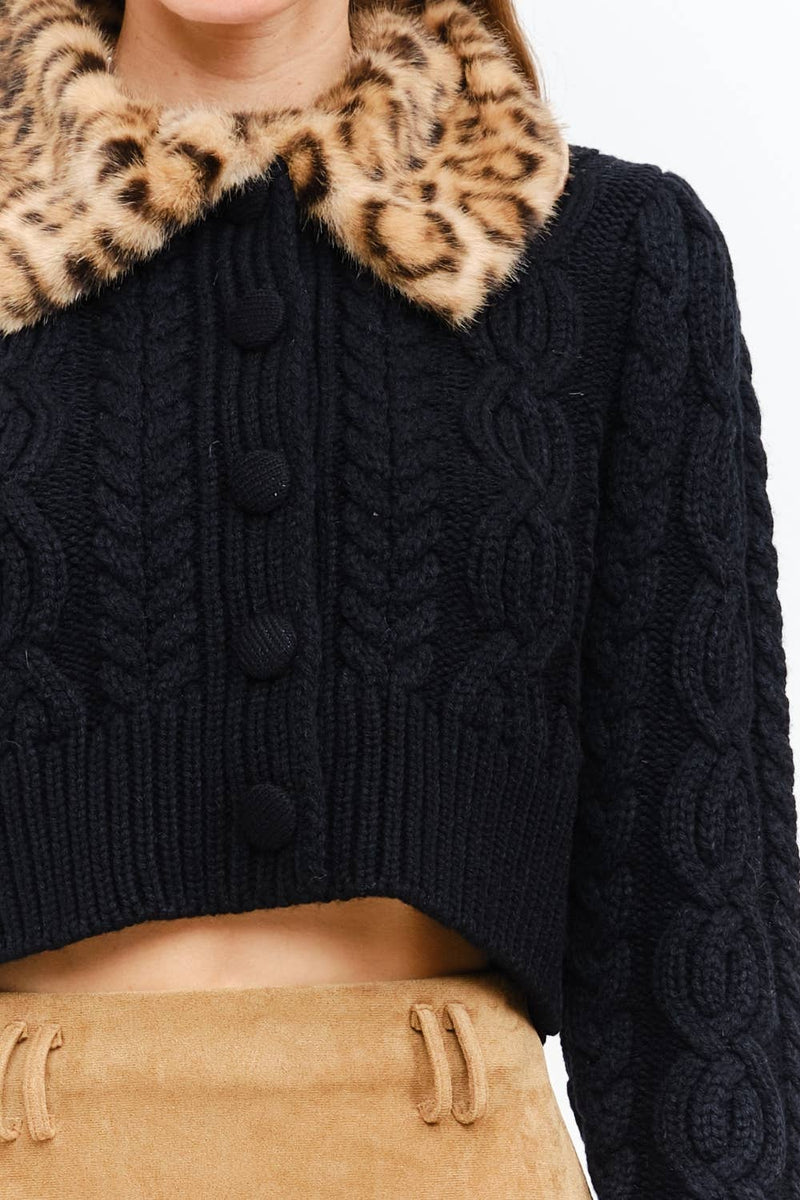 Angie Black Cardigan