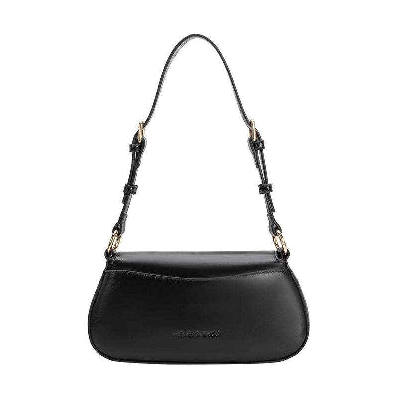Amari Black Recycled Vegan Shoulder Bag