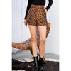 Leopard Suede Shorts